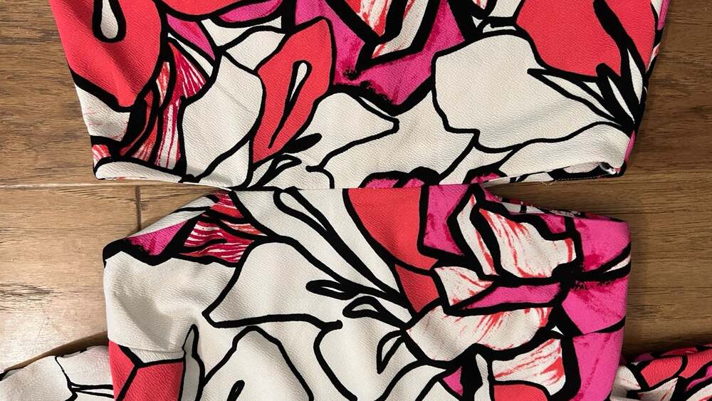 Bisou Bisou Michele Bohbot Floral Cutout Bodycon Mini Dress - Picture 6 of 8